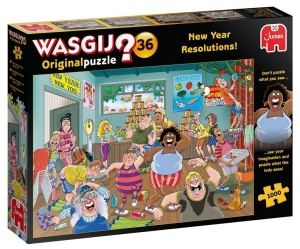 PUZZLE 1000 WASGIJ POSTANOWIENIA NOWOROCZNE G3