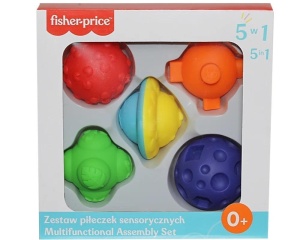 FISHER PRICE. PIŁECZKI SENSORYCZNE 5SZT