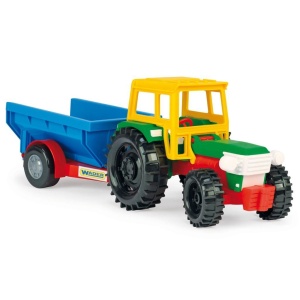 TRAKTOR Z PRZYCZEPĄ, WADER