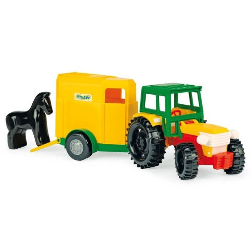 Traktor z przyczepą na konia, WADER
