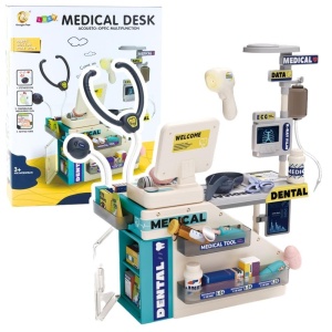ZESTAW LEKARZA DENTYSTY FARMACEUTY Z AKCESORIAMI