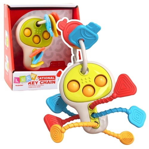 Klucze edukacyjne sensoryczyne ruchome, Leantoys