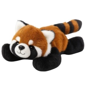 PANDA CZERWONA RUDA PLUSZOWA 30CM, LEANTOYS