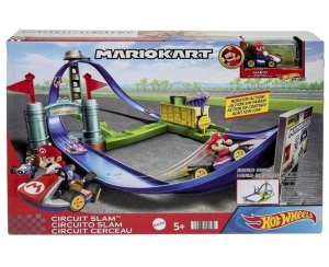 HOT WHEELS MARIO KART CIRCUIT SLAM TRACK, MATTEL