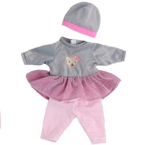 UBRANKO DLA LALKI 32CM, SMILY PLAY