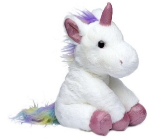 JEDNOROŻEC BIAŁO-TĘCZOWY 35 CM, MOLLI TOYS