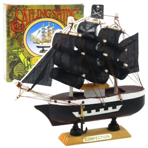 MODEL KOLEKCJONERSKI STATEK ŻAGLOWIEC PIRACKI CZAR