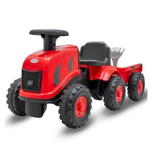 Jeździdełko traktor z przyczepą Benny czerwony