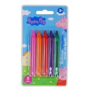 KREDKI ŚWIECOWE DO KĄPIELI 5KOL PEPPA PIG ASTRA