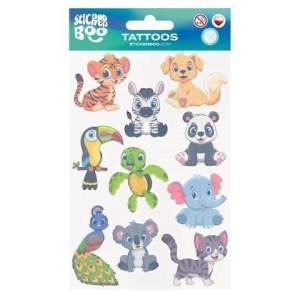 TATUAŻE ZWIERZĘTA, STICKER BOO