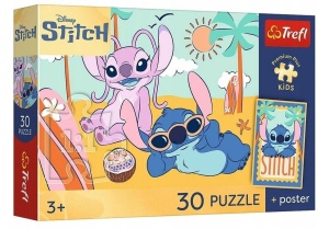 PUZZLE 30 LILO&STITCH UŚMIECH STITCHA TREFL
