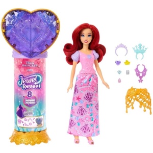 DISNEY PRINCESS JEWEL REVEAL ARIELKA, MATTEL
