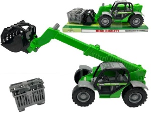 ŁADOWARKA TELESKOPOWA - TRAKTOR Z CHWYTAKIEM