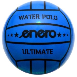 PIŁKA GUMOWA WATER POLO SIATKOWA NIEBIESKA, ENERO