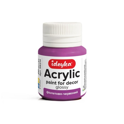 Farba akrylowa fioletowa 20ml, Ideyka