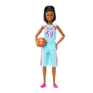 BARBIE MADE TO MOVE LALKA KOSZYKARKA, MATTEL