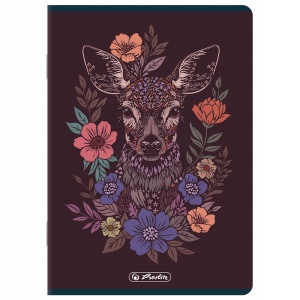 Zeszyt w linię A5 Herlitz 60 kartek Premium Florimals