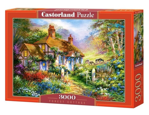 Puzzle 3000 Forest Cottage CASTOR, Castorland