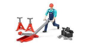 FIGURKA MECHANIKA Z NARZĘDZIAMI WARSZTATOWYMI