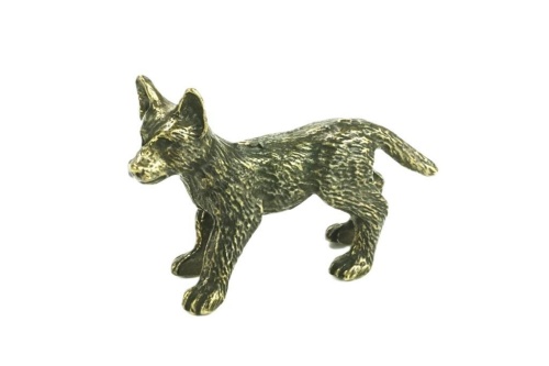Figurka metalowa Wilk ABINO, ABINO