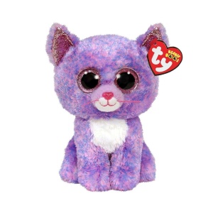 BEANIE BOOS CASSIDY - LAWENDOWY KOT 24 CM, TY