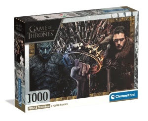 PUZZLE 1000 COMPACT GAME OF THRONES, CLEMENTONI
