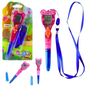 GRA ELEKTRONICZNA Z DŁUGOPISEM 168W1, LEANTOYS