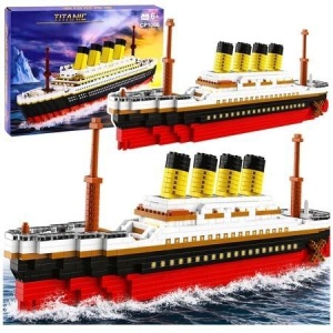 KLOCKI KONSTRUKCYJNE TITANIC 60CM 3327EL, LEANTOYS