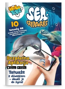TATUAŻE DLA DZIECI AR SEA CREATURES, HOLOTOYZ