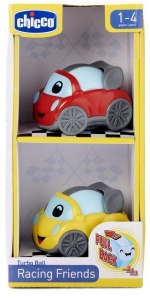 POJAZDY TURBO KULA PRZYJACIELE 2SZT, CHICCO