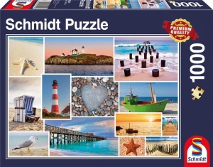 PUZZLE PQ 1000 NAD MORZEM G3, SCHMIDT