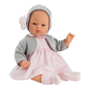LALKA HISZPAŃSKA KOKE Z BUTELKĄ 36CM, ASI