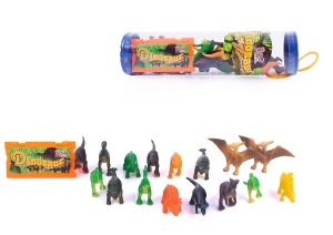 ZESTAW FIGUREK DINOZAURY W TUBIE, GK-TRADE
