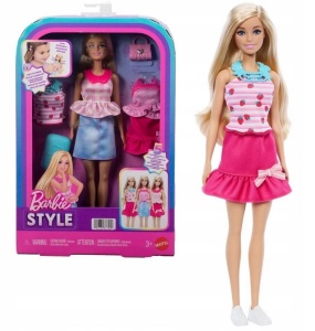 BARBIE ZESTAW Z UBRANIAMI, MATTEL