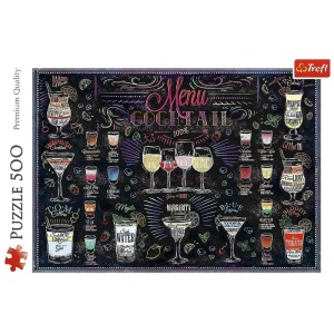PUZZLE 500 KARTA DRINKÓW TREFL, TREFL