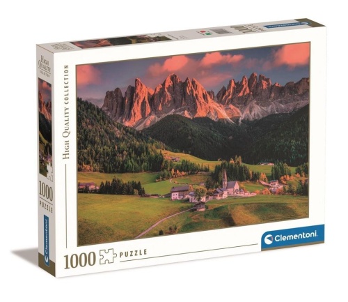 Puzzle 1000 HQ Magical Dolomites, Clementoni