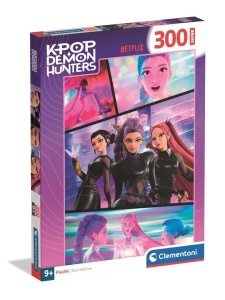 PUZZLE SUPER 300 K-POP DEMON HUNTERS, CLEMENTONI