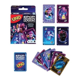 UNO KPOP DEMON HUNTERS GRA KARCIANA, MATTEL