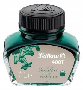 ATRAMENT 62,5ML CIEMNOZIELONY, PELIKAN