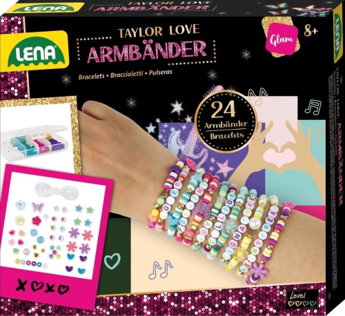 Zestaw do robienia bransoletek koraliki DIY, Lena