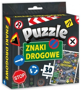 PUZZLE ZNAKI DROGOWE, KANGUR