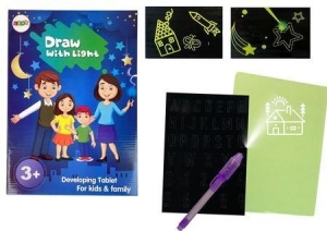 TABLET DO RYSOWANIA ŚWIATŁEM, LEANTOYS