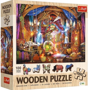 PUZZLE DREWNIANE 1000 CZARODZIEJSKA KOMNATA TREFL