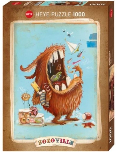 Puzzle 1000 Zozoville, Nienasycony, Heye