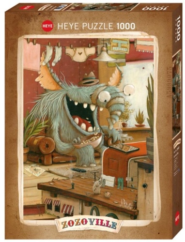 Puzzle 1000 Dzień prania, Zozoville, Heye