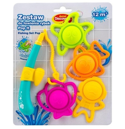 Zestaw do łowienia rybek Pop It, Dumel