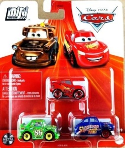 CARS AUTA MIKROAUTA 3-PAK, MATTEL
