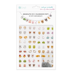 BRANSOLETKI DIY Z ZAWIESZKAMI PUFFY CUTE ANIMALS