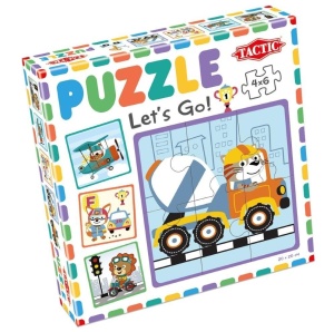 MOJE PIERWSZE PUZZLE: RUSZAJMY W DROGĘ! 4X6EL.