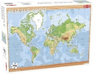 PUZZLE 1000 WORLD MAP, TACTIC